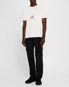 C.p. Company C.p.company T-shirt With Logo In Gauze White