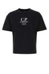 C.p. Company Crew Neck T-shirt Straight Hem In Black