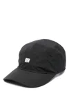 C.p. Company C.p.company Chrome-r Panelled Cap In Black