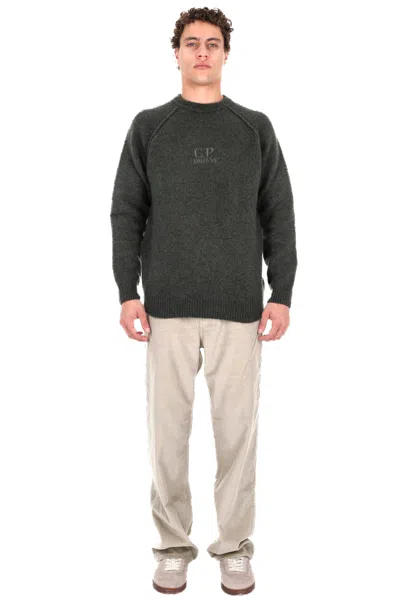 C.p. Company Cp Company Men's Classic Sweater Fa25 In Green