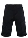 C.p. Company C.p.company Cotton Cargo Shorts In Blue