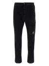 C.p. Company Utility Cargo Trousers Featuring Removable Accessories In Black