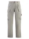 C.p. Company C.p.company Cotton Cargo-trousers In Grey