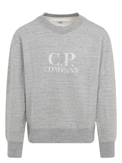 C.P. COMPANY MEN'S COTTON CREWNECK SWEATSHIRT