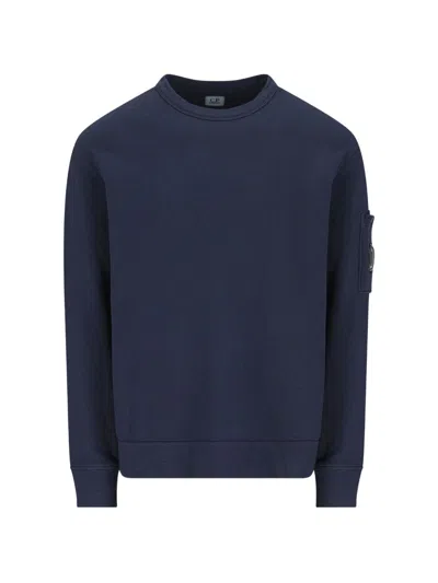 C.p. Company Men Cotton Sweatshirt In Blue