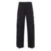 C.p. Company Lens-detail Cargo Pants In Black