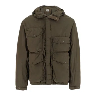 C.P. COMPANY C.P. COMPANY GREEN JACKETS - PADDED & DOWN JACKETS MEN
