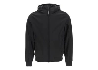 Pre-owned C.p. Company Men's  Lensdetailed Zipped Jacket In Black