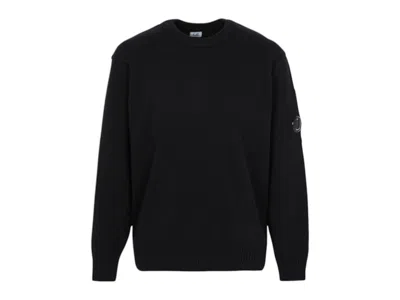 Pre-owned C.p. Company Men's  Logo Sweater In Black