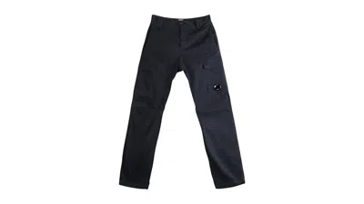 Pre-owned C.p. Company Men's  Satin Cargo Pant In Total Eclipse In Black