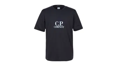 Pre-owned C.p. Company Men's  Short Sleeve T-shirt In Navy Blue