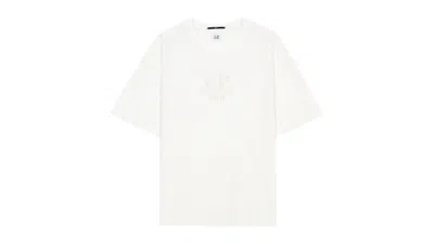 Pre-owned C.p. Company Men's  Short Sleeve T-shirt In White