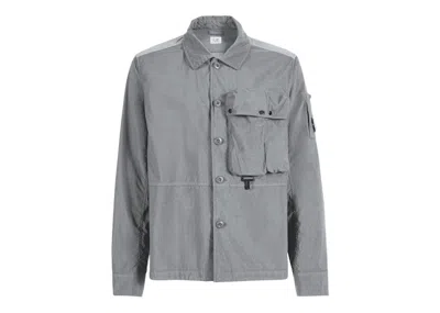Pre-owned C.p. Company Men's  Taylon P Overshirt In Griffin Grey