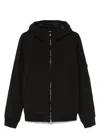 C.p. Company Shell-r Hooded Jacket With Removable Accessories In Black