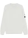 C.p. Company C.p.company Logo Cotton Crewneck Sweatshirt In Multicolor