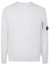C.p. Company Off-white Lens Sweatshirt In 103 Gauze White