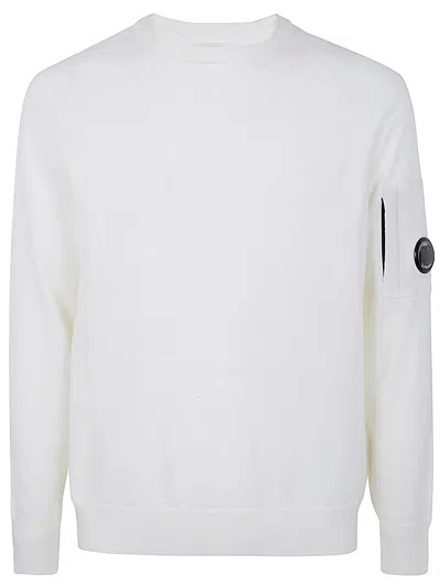 C.p. Company Off-white Lens Sweatshirt In 103 Gauze White