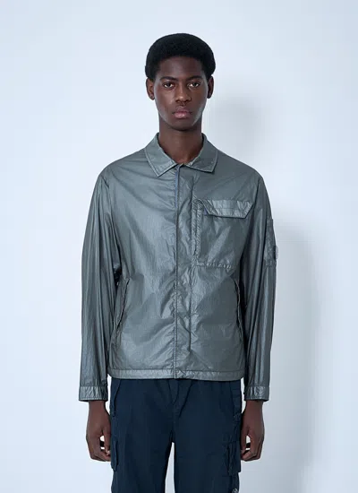 C.p. Company Men Cs Ii Hooded Lens Jacket In Gray