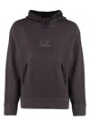 C.p. Company C.p.company Fleece Hoodie In Grey
