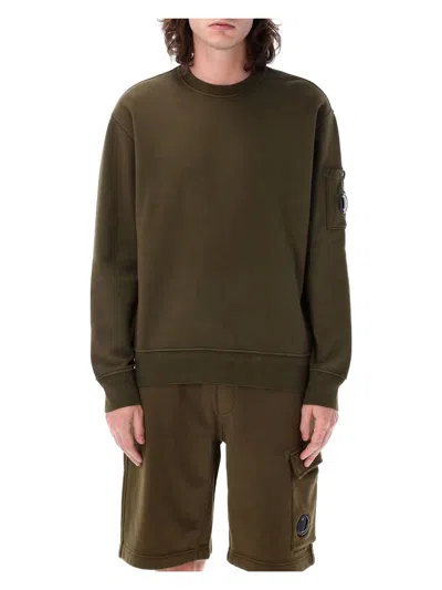C.P. COMPANY MEN'S FLEECE LENS SWEATSHIRT