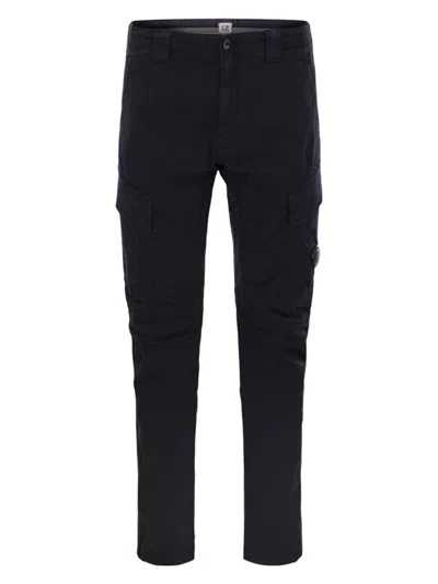 C.P. COMPANY MEN'S FROSTED STRETCH COTTON CARGO TROUSERS