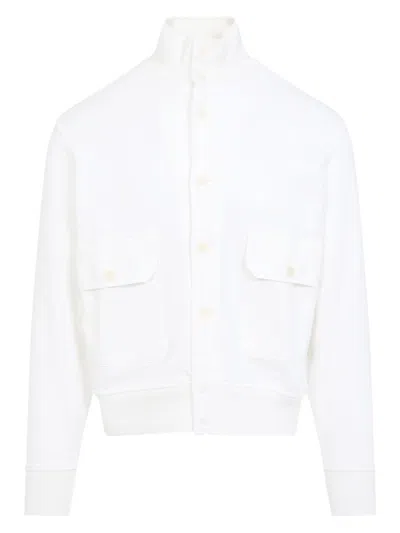 C.P. COMPANY MEN'S FULL BUTTON SWEATSHIRT