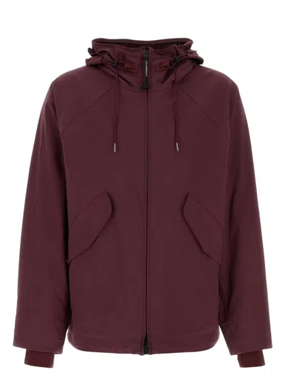 C.P. COMPANY MEN'S GRAPE STRETCH NYLON JACKET