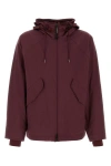 C.p. Company Stretch Nylon Jacket With Hood And Pockets In Purple