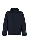 C.p. Company C.p.company Hooded Cotton Jacket In Blue