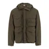C.p. Company Flatt Nylon Goggle Jacket In Gray