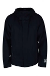 C.p. Company C.p.company Hooded Cotton Jacket In Blue