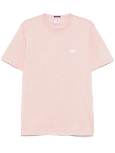 C.p. Company Men Jersey T-shirt In Pink
