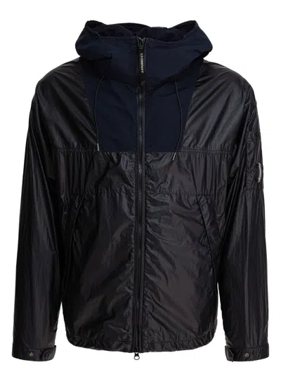 C.P. COMPANY MEN'S LENS DETAIL HOODED JACKET