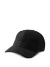 C.p. Company Logo-embroidered Baseball Cap In Black