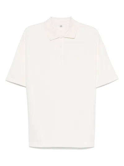 C.P. COMPANY C.P. COMPANY MEN LOGO COTTON POLO SHIRT