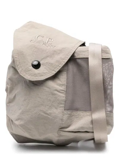 C.p. Company Men's Logo Embroidered Shoulder Bag