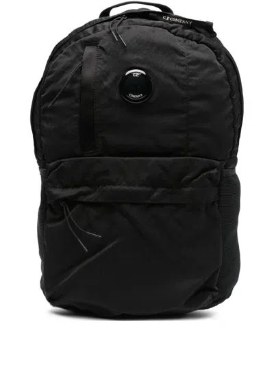 C.p. Company Men Logo Nylon Backpack In Multi