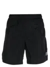 C.p. Company Blue Logo Swim Shorts