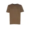 C.p. Company Crewneck Short Sleeve T-shirt Regular Fit In Green