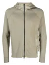 C.p. Company C.p.company Metropolis Series Double Mixed Zipped Hoodie In Green