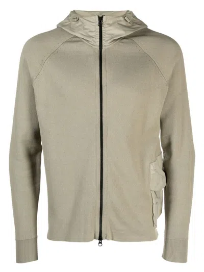C.P. COMPANY MEN'S METROPOLIS SERIES DOUBLE MIXED ZIPPED HOODIE