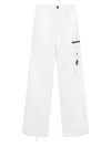 C.p. Company C.p.company Microreps Boxy Cargo Pants In White