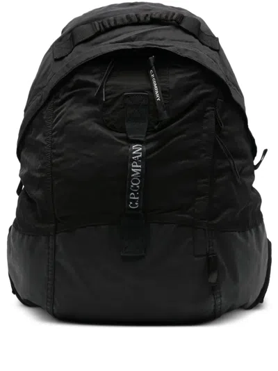 C.p. Company Men Nylon Backpack In Black