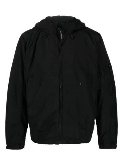 C.p. Company Black Reversible Hooded Jacket