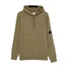 C.p. Company Pocket-detail Hoodie In Green