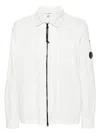 C.P. COMPANY MEN'S ORGANIC GABARDINE FULL ZIP OVERSHIRT