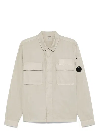 C.P. COMPANY MEN'S ORGANIC GABARDINE LENS SHIRT