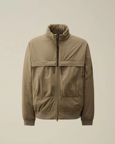 C.p. Company C.p.company Pro-tek Bomber Padded Jacket In Walnaut