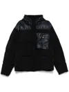 C.P. COMPANY MEN'S QUILTED PRUSSIAN BLUE DOWN JACKET