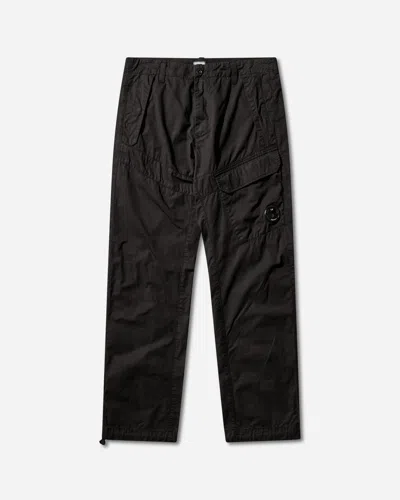 C.p. Company Men S Cotton Gabardine Cargo Pants In Black